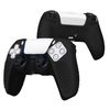 RDFJ Protective Case for PS5 Controller Anti-Slip Silicone Skin Protective Case Protective Cover Protective Frame for PS5 Controller (Black)