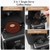 Coffee Maker, 3 In 1 Single Serve Coffee Machine, Pod Coffee Maker For K-Pod Cap