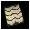 Safe-Tee Reflective SILVER/WHITE 3 INCH CHEVRON Road Safety Stickers