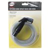 Danco, Black, Vinyl Trigger-Action Kitchen Faucet Spray Hose & Head Assembly [Complete Installation Kit], 1-Set (80762), No Size