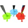 Umbrella Holder Plastic Teardrop with Reserve Hoobbe red