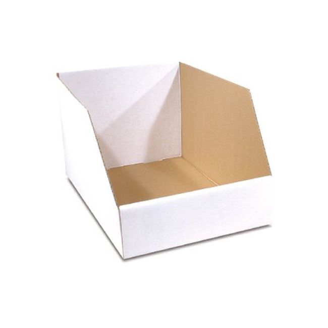 The Packaging Wholesalers 10 x 12 x 4-1/2 Inches Open Top Bin Box, 50-Count (BSBINMT1012)