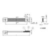 Sugatsune Industries LAMP PS-190 Vinyl Handle