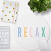 JUNIWORDS Round Relax Mouse Mat