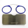 (si-o) Seeoo Nose Clip Reading Glasses - bule