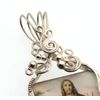 Christian Jesus Sterling Silver Wire Wrapped Pendant
