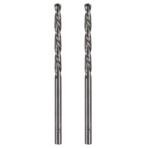 Milwaukee HSS-G THUNDERWEB Metal Drill Bits (2) 2.0mm OL:49mm WL:24mm