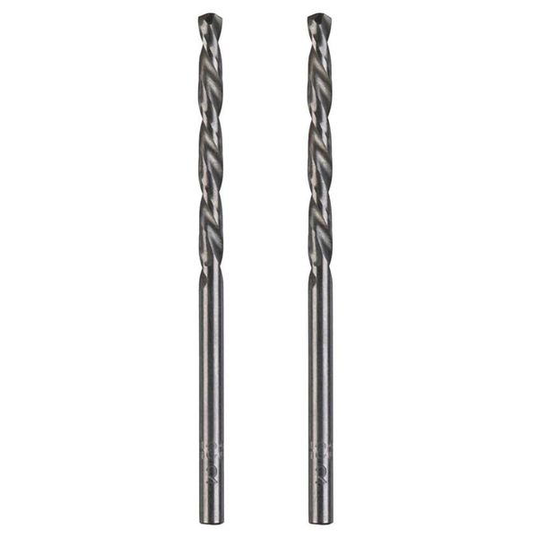 Milwaukee HSS-G THUNDERWEB Metal Drill Bits (2) 2.0mm OL:49mm WL:24mm