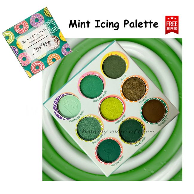 Xime Beauty Mint Icing Palette - Pigmented 9 Colors Eyeshadow Palette *US SELL*