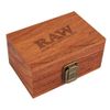 Raw Rolling Wood Box Magnetically Sealed 3.4" x 5" Inches
