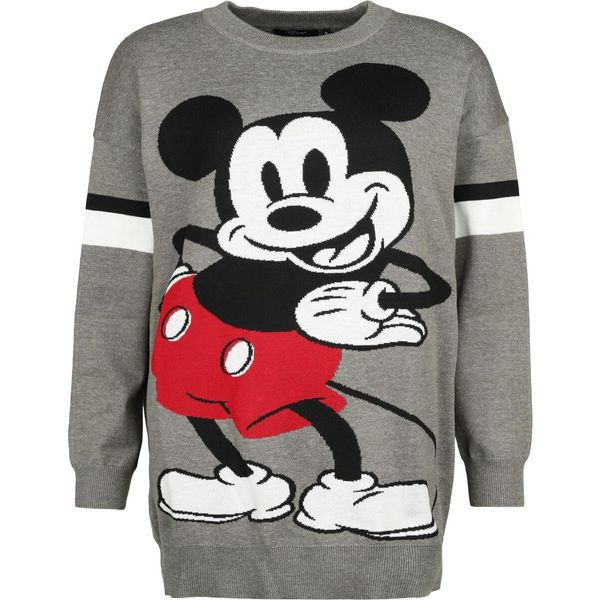 Mickey Mouse Mickey Mouse Stance Women's Knitted Jumper Grey, gray
