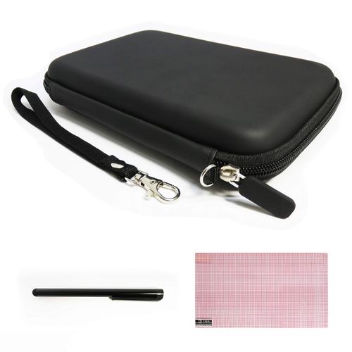 Ramtech Hard Travel Carrying Case for 7 Inch GPS with Stylus Pen & Screen Protector, Compatible with TruckWay GPS Pro Series Model 720, Pro Series Black Edition, HC7