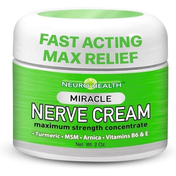 Miracle Nerve Cream - Maximum Strength - Turmeric and Arnica Blend