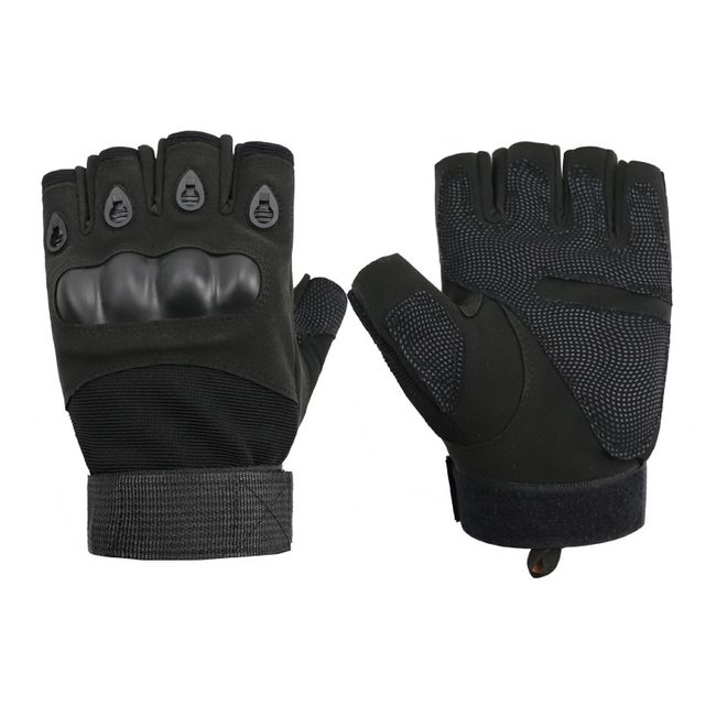 Tactical Shooting Fingerless Gloves Military Combat Half Finger Gloves for  Mens