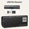 Rechargeable Backlit Bluetooth Keyboard with Touchpad - Perfect for Smart TVs