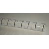 10mm White Plastic Binding Comb 21 Ring A4 65 Pages 200 Micron Transparent Covers