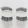 Innovative Magnetic Eyelashes Glue free Magnetic Eyelash With Clip 2 Pair Eyelashes Set with Soft Magnetic False Eyelashes Natural Look (2 Pair Mix)