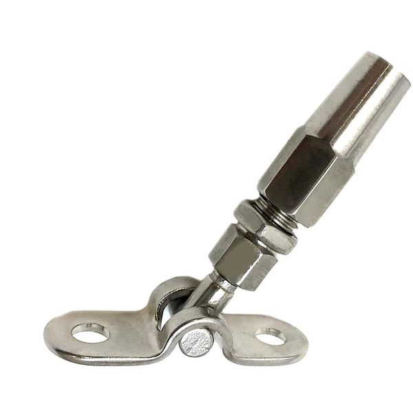 316 Stainless Steel Cable Railing Swageless Fitting with Deck Toggle for Cable Railing 1/8" (5)
