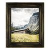 The Rusty Roof-Distressed Cimarron Black-Solid Wood Picture Frame-8x10