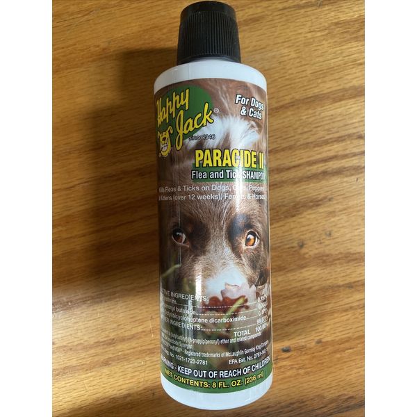 Happy jack Paracide II Flea And Tick Shampoo