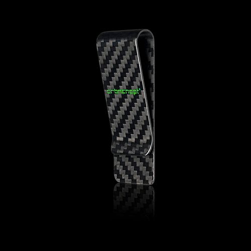CRBNCNCPT® Carbon Fibre Money Clip | Money Clip - Money Clip | Money Organiser | Men's Money Clip Black - Small & Elegant, black, Carbon
