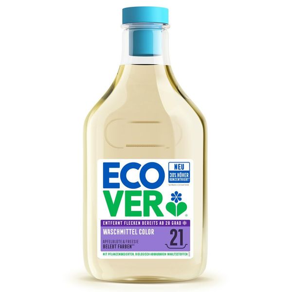 Ecover Waschmittel Color, Apfelblüte & Freesie, 750ml