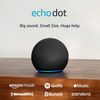 Echo Dot (Newest Model), Vibrant Sounding Alexa Speaker, Great for Bedrooms, Din