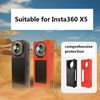 Twaxl Insta360 X5 Compatible Silica Gel Protective Cover (Black)
