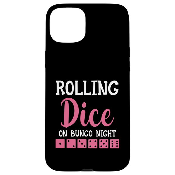 Bunco Game Set Tee Rollin' Dice Party Gambling Night Case for iPhone 15 Plus