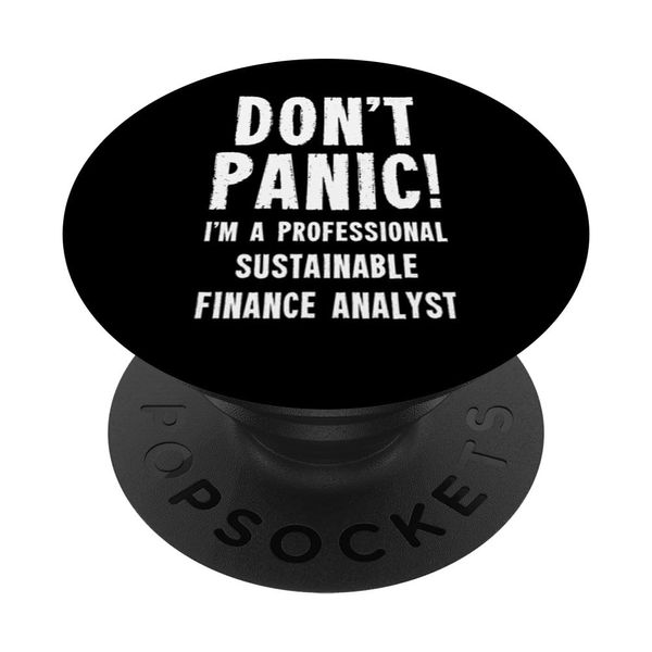Sustainable Finance Analyst PopSockets Adhesive PopGrip