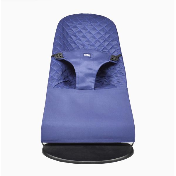 Cover Belltop compatible with Babyjörn bouncer: Balance, Soft & Bliss. Baby's seat for baby bouncer. Cover hammock: ergonomic fit. Hypoallergenic poly cotton. Fabric seat bouncer - Blue