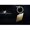 2x TRD Style Retro Stripes Keychain Emblem for Toyota