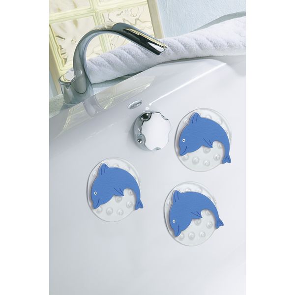 Kleine Wolke Flip/Dolphin - Mini Non-slip Bath Appliques - 4 Pack