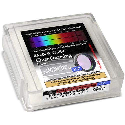 Baader Planetarium Clear Focusing Filter 1 1/4" (Optically Polished)