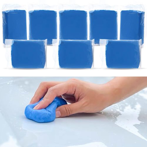 Kliveco 8 Pack Clay Bars Auto Detailing Kit | Premium Magic Car Clay Bars, 400g, Adsorption Capacity for Car Wash Clean