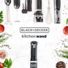 BLACK+DECKER Kitchen Wand Cordless Blender, 3 in 1 Multi Set.Black BCKM1013KS01