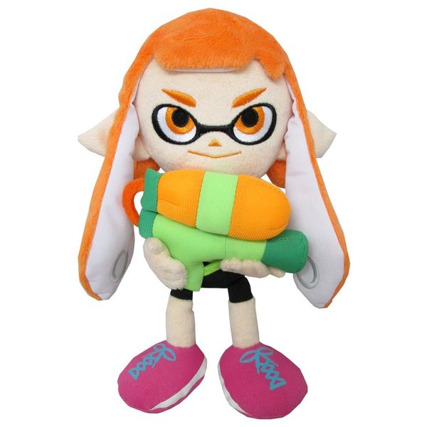 Sanei Splatoon Series ~ 8.5" Female Inkling Stuffed Plush