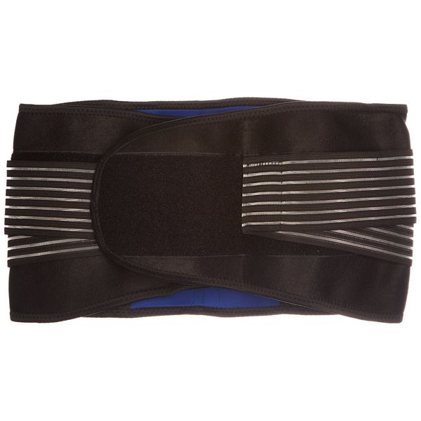 PhysioWorld Neoprene Double Pull Lumbar Back Support Brace - Large