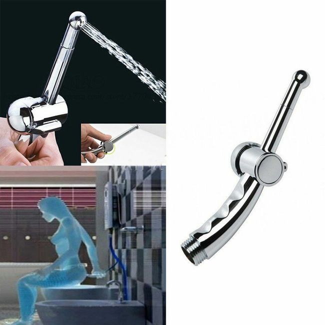 Bathroom Toilet Handheld Adjustable Bidet Shower Sprayer Cleaning Hygienic Nozzl