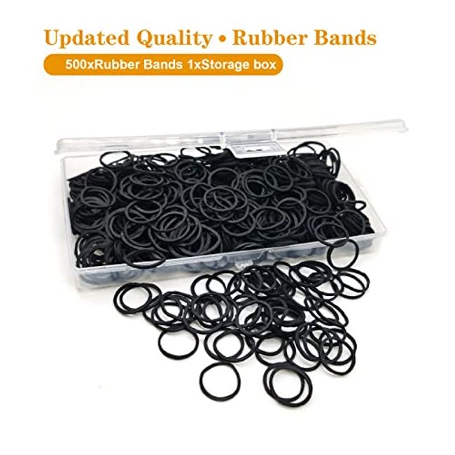 500pcs Elastic Hair Ties Mini Rubber Bands Soft Ponytail Holders Hair Rings  For Kids Baby Girls