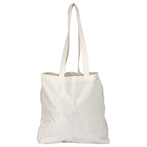 eBuyGB Pack of 5 Natural Cotton Shopping Tote Bags - Shoppers