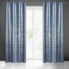 shumee Velvet Curtain with Gold Print 140 cm x 250 cm