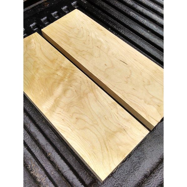 Maple Boards. 3/4" x 4" x 12" (2 pack). Amish Milled