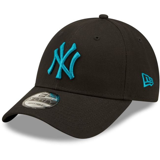 New Era 9Forty Strapback Cap - New York Yankees schwarz Aqua