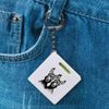 Azeeda 'Happy Donkeys' Keyring Tape Measure/Spirit Level Tool (KM00040883)