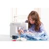 Daylight Naturalight LED Sewing Lamp, White and Silver