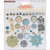 Indie Chic Citron Decorative Brads 36/Pkg-Grow