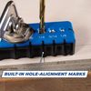 Kreg Portable Drilling Guide - 6 Hardened Drill Guides for Carpentry - Craftsman Tool Accessory