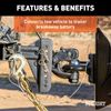 CURT Trailer Breakaway Switch Kit with Silver Contact for Electric Brakes