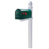 Gibraltar Whitley 4x4 Rust-Proof Plastic Cross-Arm White Mailbox Post, WP000W01